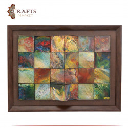 Abstract Painting With Squares