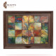 Abstract Painting With Squares