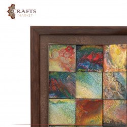 Abstract Painting With Squares