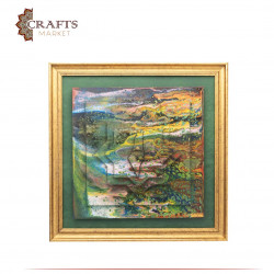 Abstract painting with a star
