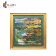 Abstract painting with a star