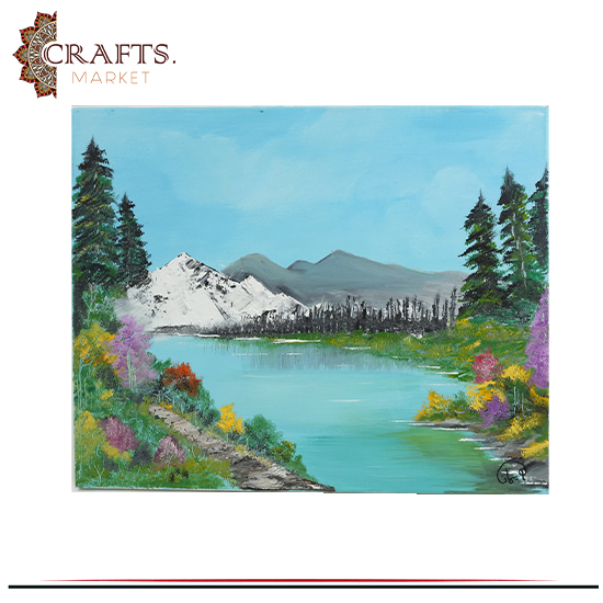 Handmade Drawing Nature Landscape Design Wall Art