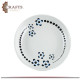 Hand-painted Glass Round Bowl decorated with Roses
