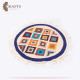 Handmade Multi-Color Natural Wool Round Rug Handmade Multi-Color Natural Wool Round Rug