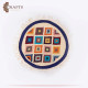 Handmade Multi-Color Natural Wool Round Rug Handmade Multi-Color Natural Wool Round Rug