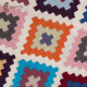 Handmade Multi-Color Natural Wool Round Rug Handmade Multi-Color Natural Wool Round Rug