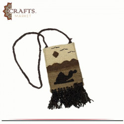 Handmade Multicolor Wool Crossbody bag