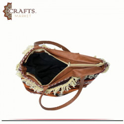 Handmade Multi-Color Wool women's Handbag