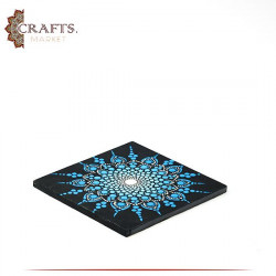 Hand-painted Mini Canvas Wall art with Mandala Design