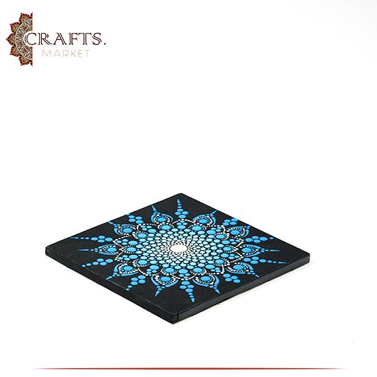Hand-painted Mini Canvas Wall art with Mandala Design Hand-painted Mini Canvas Wall art with Mandala Design