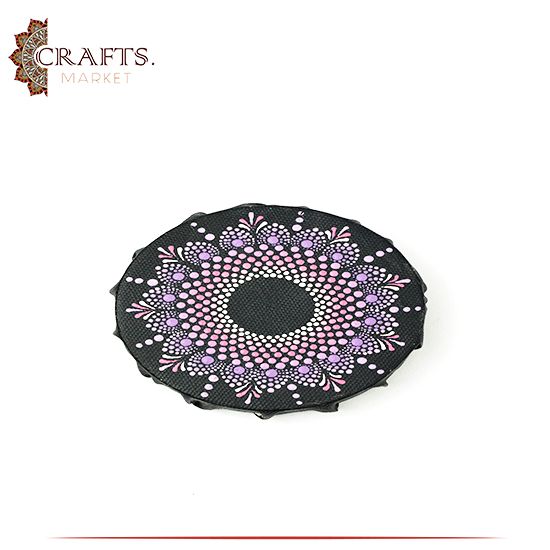 Hand-painted Mini Canvas Wall art with Mandala Design Hand-painted Mini Canvas Wall art with Mandala Design