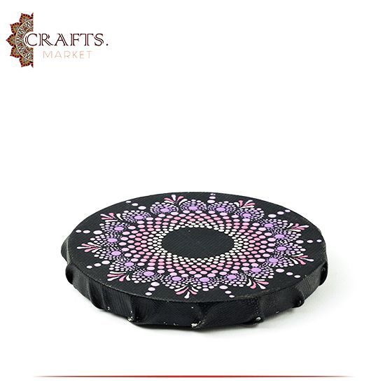 Hand-painted Mini Canvas Wall art with Mandala Design Hand-painted Mini Canvas Wall art with Mandala Design