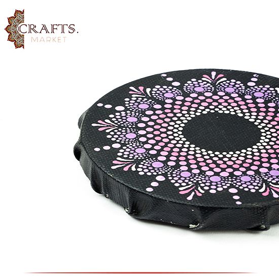 Hand-painted Mini Canvas Wall art with Mandala Design Hand-painted Mini Canvas Wall art with Mandala Design