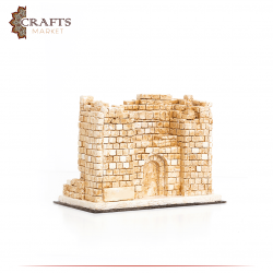 Handmade Beige Gypsum  Aqaba Castle  Design Table Decor 
