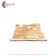 Handmade Beige Gypsum  AlKarak Castle  Design Table Decor 