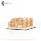Handmade Beige Gypsum Qasr Al-harranah Design Table Decor Handmade Beige Gypsum Qasr Al-harranah Design Table Decor