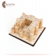 Handmade Beige Gypsum Qasr Al-harranah Design Table Decor Handmade Beige Gypsum Qasr Al-harranah Design Table Decor