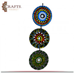 Handmade Multi-Color Wall Hanging with a design inspired by Black Africa