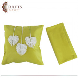 Handmade Lime Green Pillow Cover