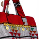 Handmade Multi Color Fabric Travel Bag Handmade Multi Color Fabric Travel Bag