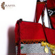 Handmade Multi Color Fabric Travel Bag Handmade Multi Color Fabric Travel Bag