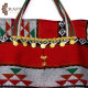 Handmade Multi Color Fabric Travel Bag Handmade Multi Color Fabric Travel Bag