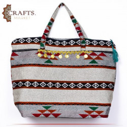 Handmade Multi Color Fabric Travel Bag