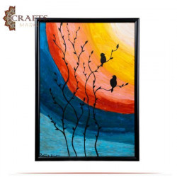 Handmade Drawing Rainbow Design Wall Art