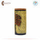Handmade Duo-Color Clay Vase with a Tree design Handmade Duo-Color Clay Vase with a Tree design