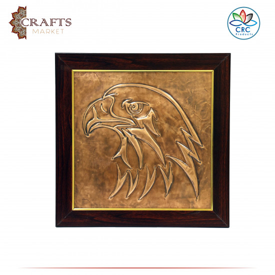 Handcrafted Copper Wall Hanging in a Falcon Design Handcrafted Copper Wall Hanging in a Falcon Design