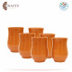 Handmade Red Clay Water Jug & Glasses Set with Shine Design, 10Pcs Handmade Red Clay Water Jug & Glasses Set with Shine Design, 10Pcs