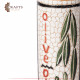 Handmade Multi-color Clay Oil Bottles with an Olive Design Handmade Multi-color Clay Oil Bottles with an Olive Design
