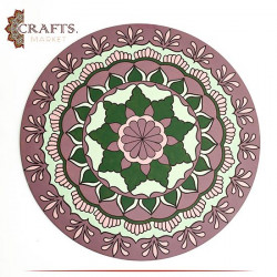 Hand-painted Mandala Wall Art Design