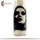 Hand-painted Table Décor made of Bottle With the design of artist Fairuz Hand-painted Table Décor made of Bottle With the design of artist Fairuz