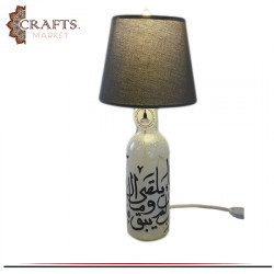 Handmade Glass Bottle Shape Table Lamp