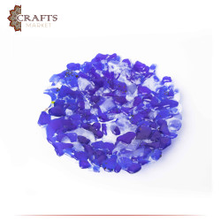 Handmade purple Glass Fruit Bowl