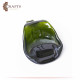 Handmade Olive Green Glass Serving Dish