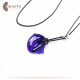 Handmade purple Unisex Glass Necklace Handmade purple Unisex Glass Necklace