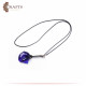 Handmade purple Unisex Glass Necklace Handmade purple Unisex Glass Necklace