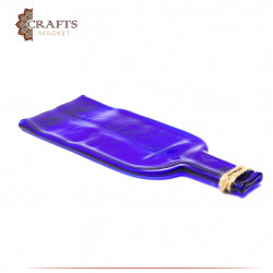 Handmade purple Glass Cheese Platter