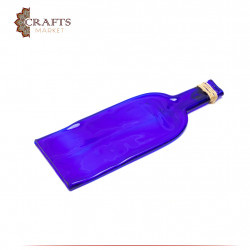 Handmade purple Glass Cheese Platter