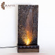 Handcrafted Wooden Table Lamp with Palestine Map design Handcrafted Wooden Table Lamp with Palestine Map design