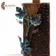 Handcrafted Brown Wooden Natural Candlestick