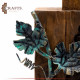 Handcrafted Brown Wooden Natural Candlestick