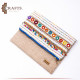 Handmade Beige Fabric Women's Clutch Bag
