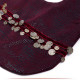 Handmade Maroon Fabric Women's HandBag