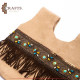 Handmade Beige Chamois Women's HandBag