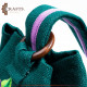 Handmade Green Fabric Women's HandBag