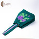 Handmade Green Fabric Women's HandBag