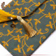 Handmade Duo-Color Fabric Women's Clutch Bag